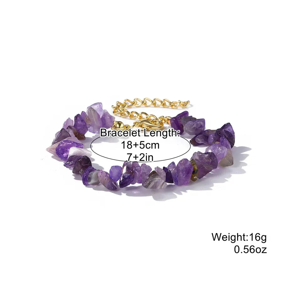Vacation Bohemian Geometric natural stone turquoise Bracelets In Bulk