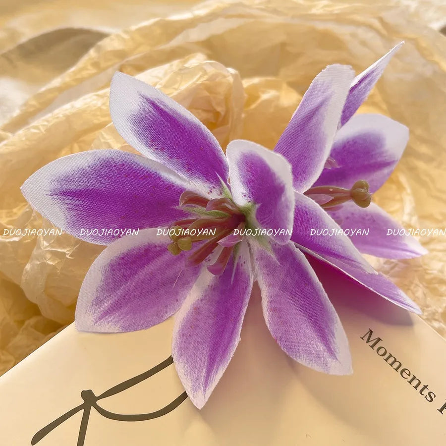 Elegant Pastoral Women's Flower Cloth Hair Clip Hair Claws