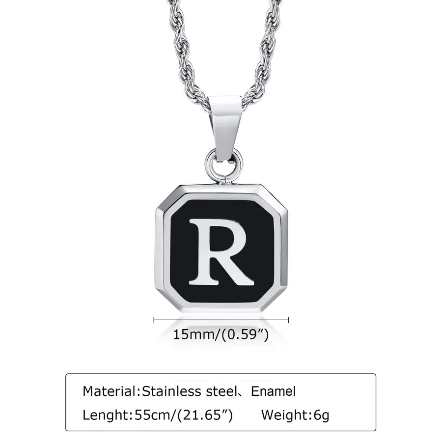 304 Stainless Steel Hip-Hop Enamel letter