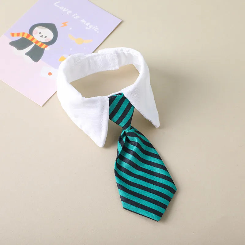 british style polyester stripe pet accessories