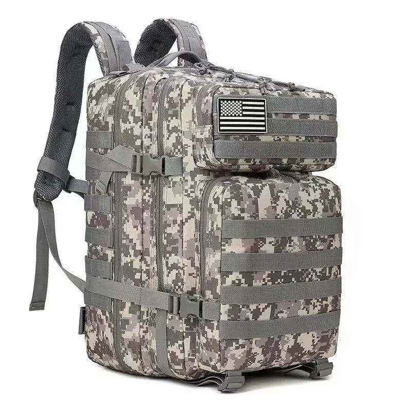 Big 3P Bag Tactical Backpack Military Fan Special Forces Travel Outdoor Camouflage Sports Bag Large Capacity Mountaineering Backpack