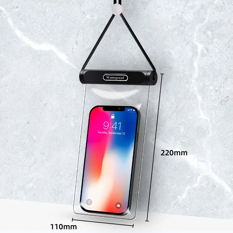 Casual Solid Color Tpu Waterproof Bag Swimming Accessories