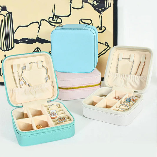 1 Piece Flannel Elegant Simple Style Home Daily Solid Color Jewelry Boxes