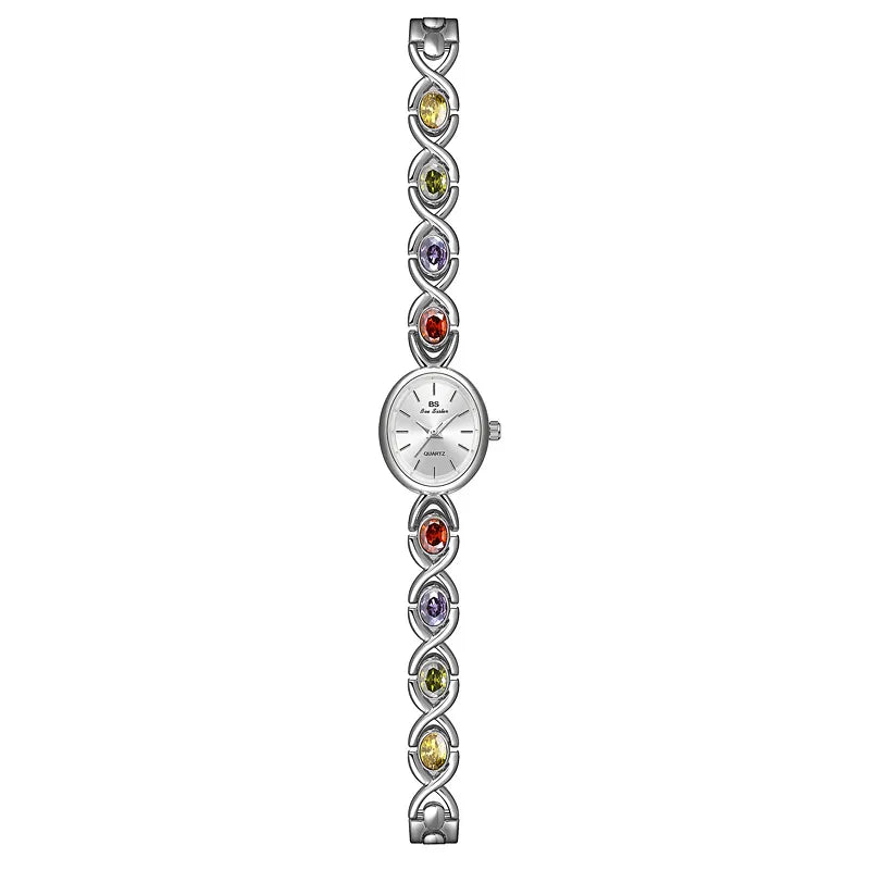 Simple Style Classic Style Color Block One Piece Buckle Quartz Women's Watches
