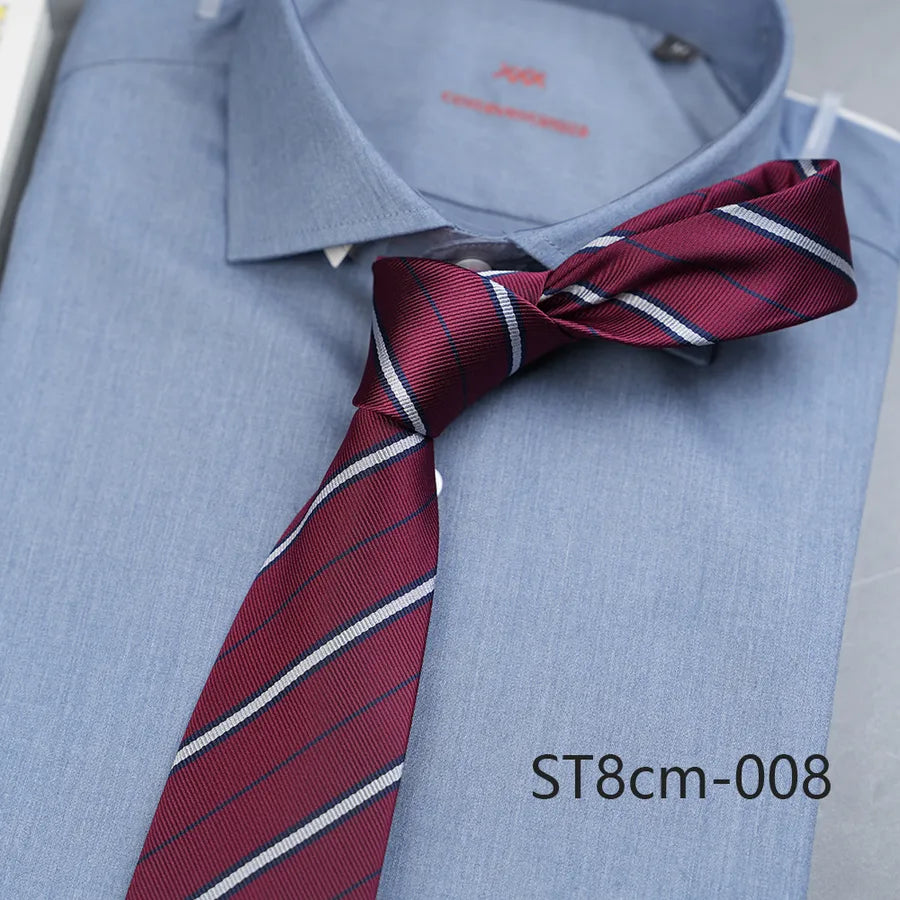 Casual Stripe Polyester Yarn Men's Tie