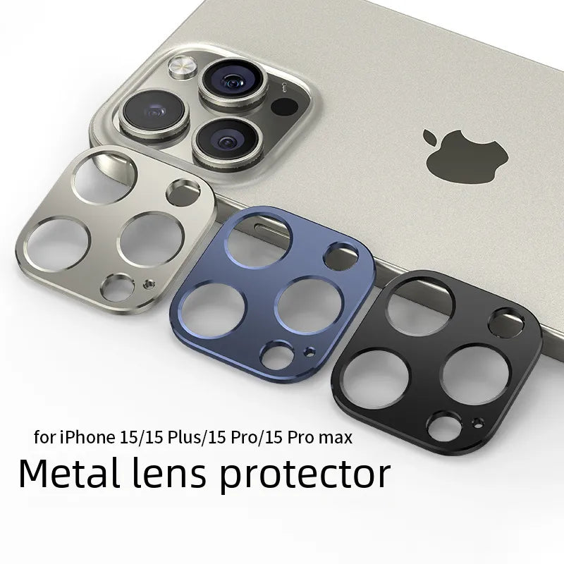 Suitable for Apple 16 lens film IPhone15ProMax mobile phone camera titanium metal stickers anti-drop wholesale