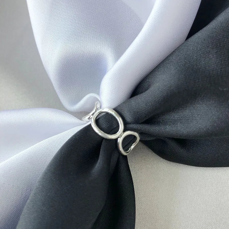 Sweet Flower Alloy Women's Scarf Ring