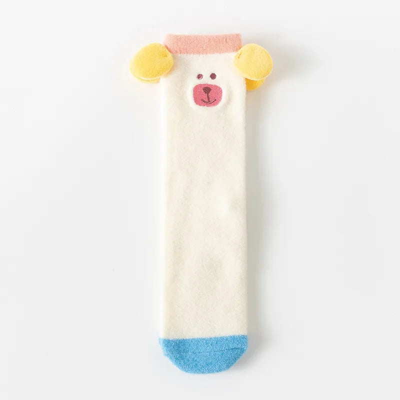 Sweet Women's Cartoon Polyester Ankle Socks A Pair
