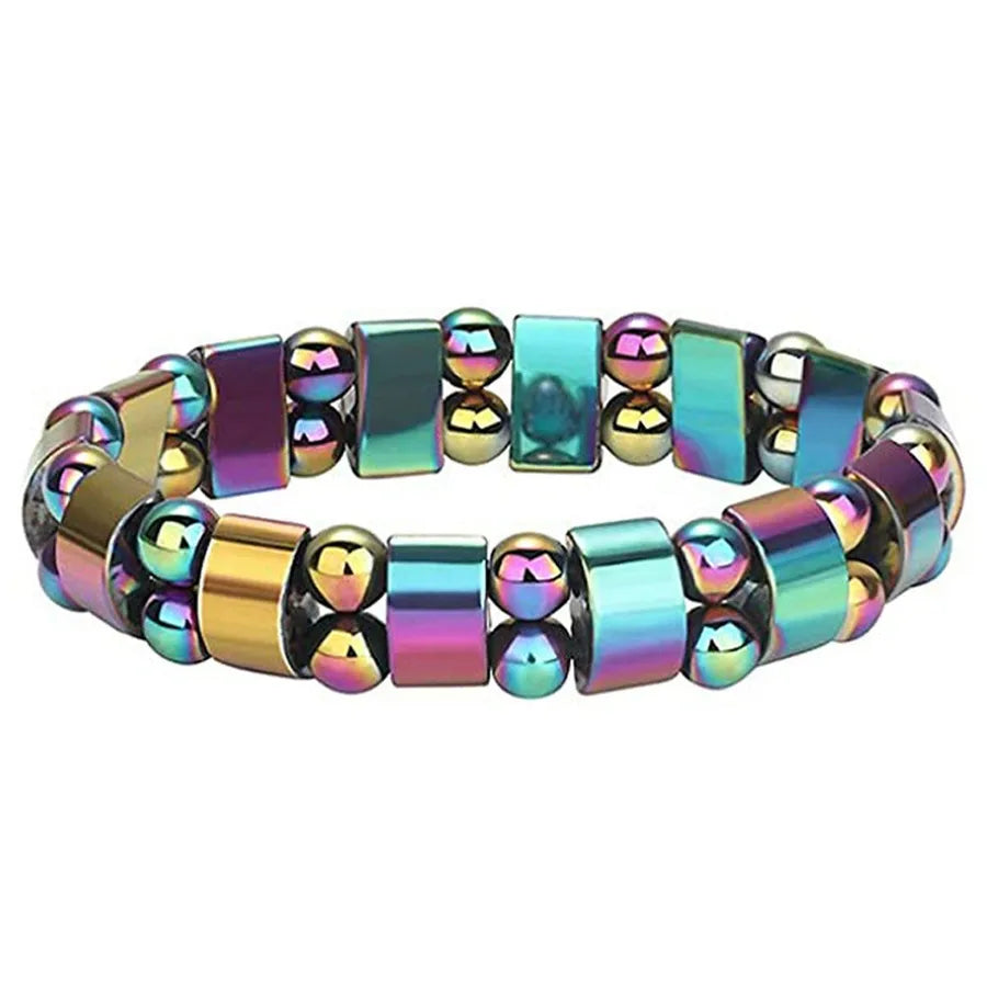 Retro Classic Style Geometric natural stone Tiger Eye black gallstone Bracelets In Bulk