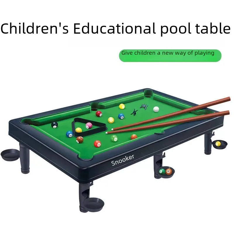 Simulation Children's Small Billiard Table Household Mini Billiard Table Toy Table 2-in -1 Parent-Child Interactive Gift