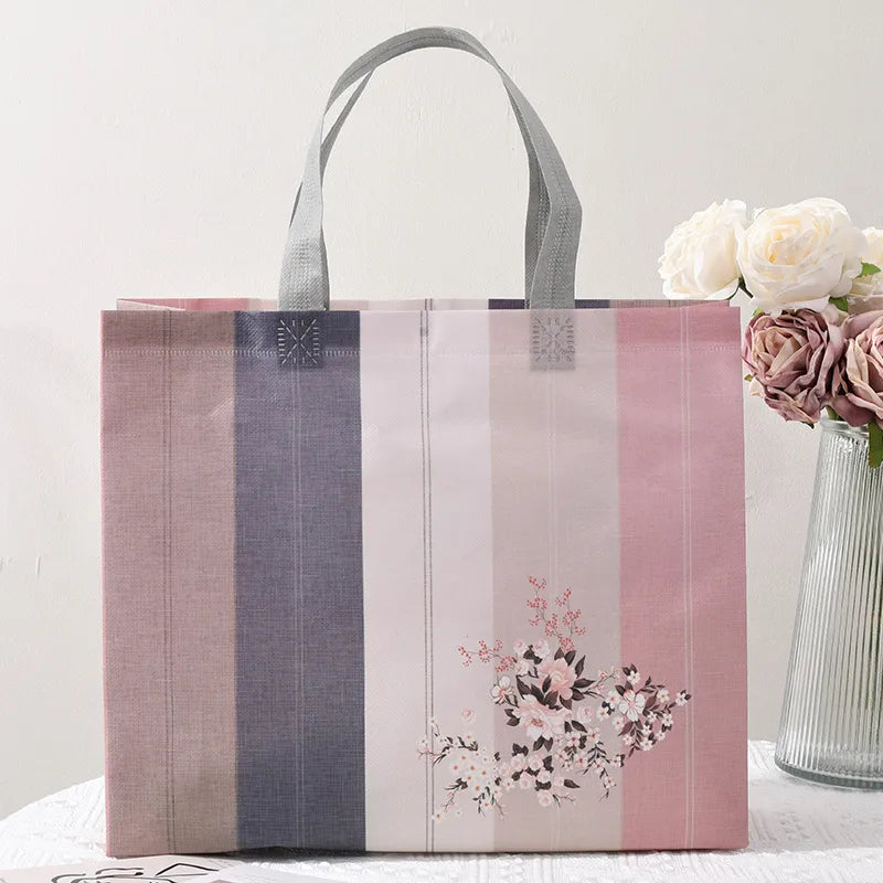 coated non-woven portable clothing handbag advertising shopping bag spot printed logo