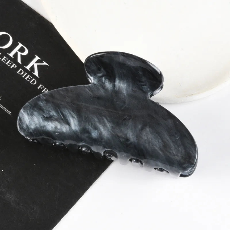 New Style Large Size Acetate Shark Clamp Hair Clip Women Luxury Fashion Hair Accessories Hair Claw For Thick Hair Tail