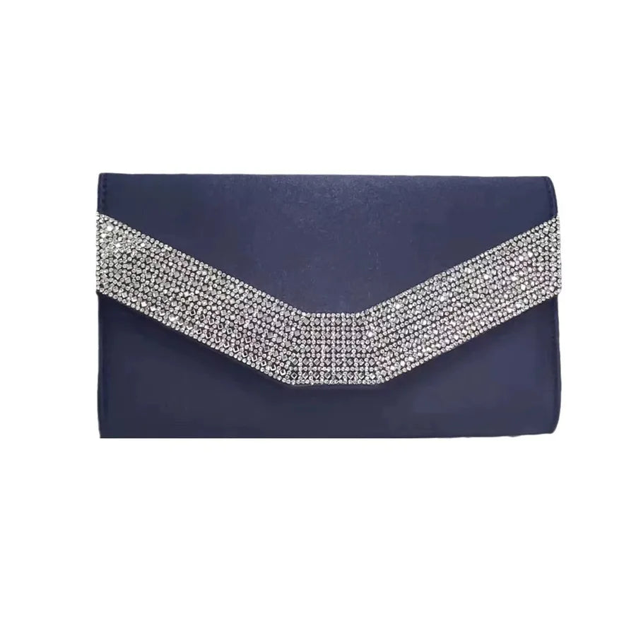 Black Apricot Dark Blue Polyester Square Square Evening Bags