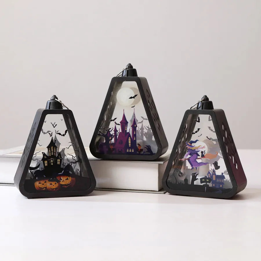 Halloween Decoration Handheld Pumpkin Lantern Hanging Decorations Clothing Layout Props  Luxury Style