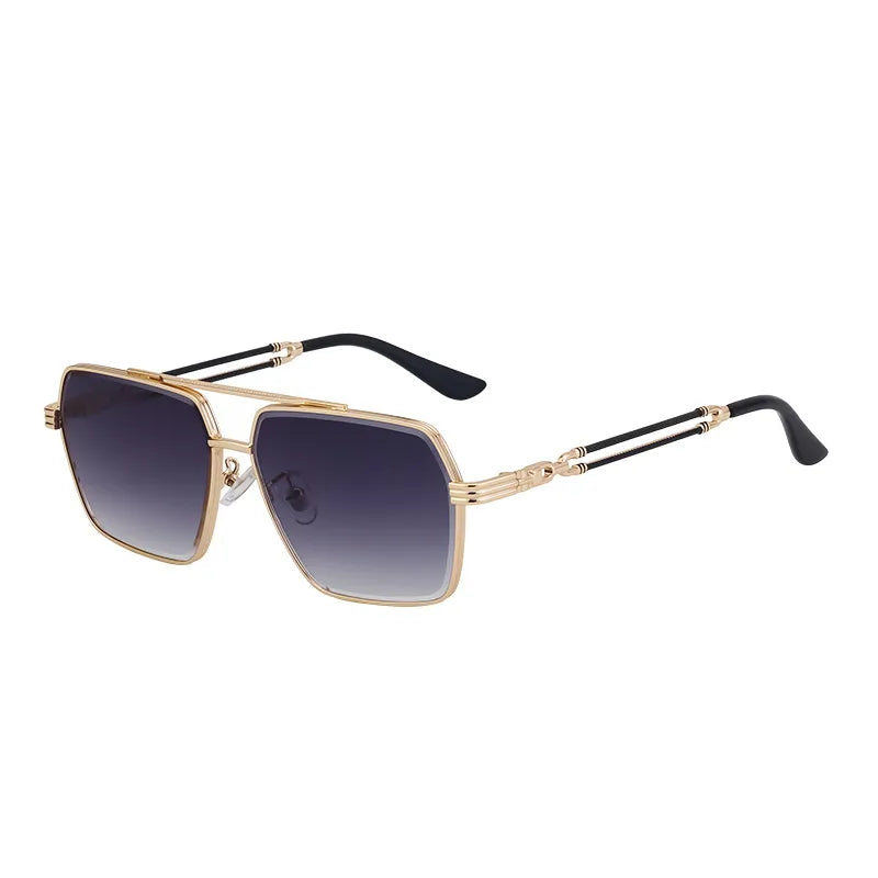 Classic Style Square Pc Square Full Frame Men's Sunglasses