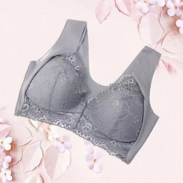 manufacturers wholesale front opening buckle large size no steel ring bra large chest small comfortable breathable ladies underwear