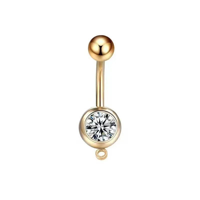 Human body piercing jewelry navel nail  hot selling navel ring  classic navel buckle wholesale manufacturers navel nail