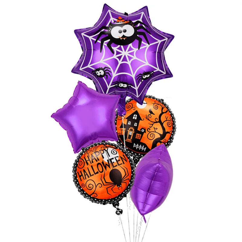 halloween geometric aluminum film party balloon