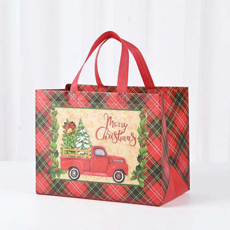 Christmas Cute Christmas Tree Wreath Elk Nonwoven Party Festival Gift Wrapping Supplies
