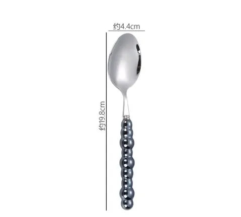baroque style solid color stainless steel tableware 1 piece 1 set