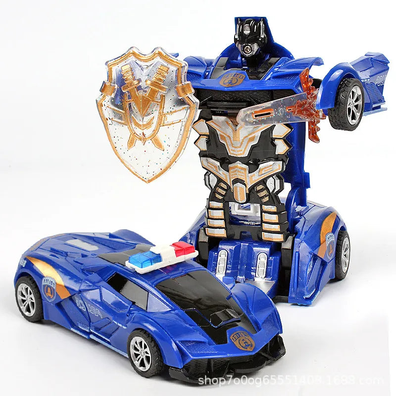 children's collision creative fashion leisure deformation car toys