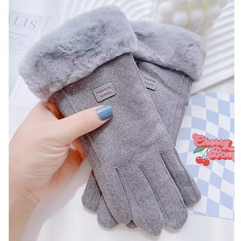 Women's Casual Elegant Simple Style Solid Color Gloves