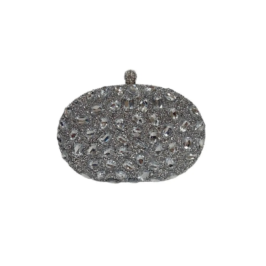 Fashionable Diamond Embedded Evening Bag Women's Clutch Shoulder Crossbody Bag Elegant Dinner Party Handbag Stylish Wallet
