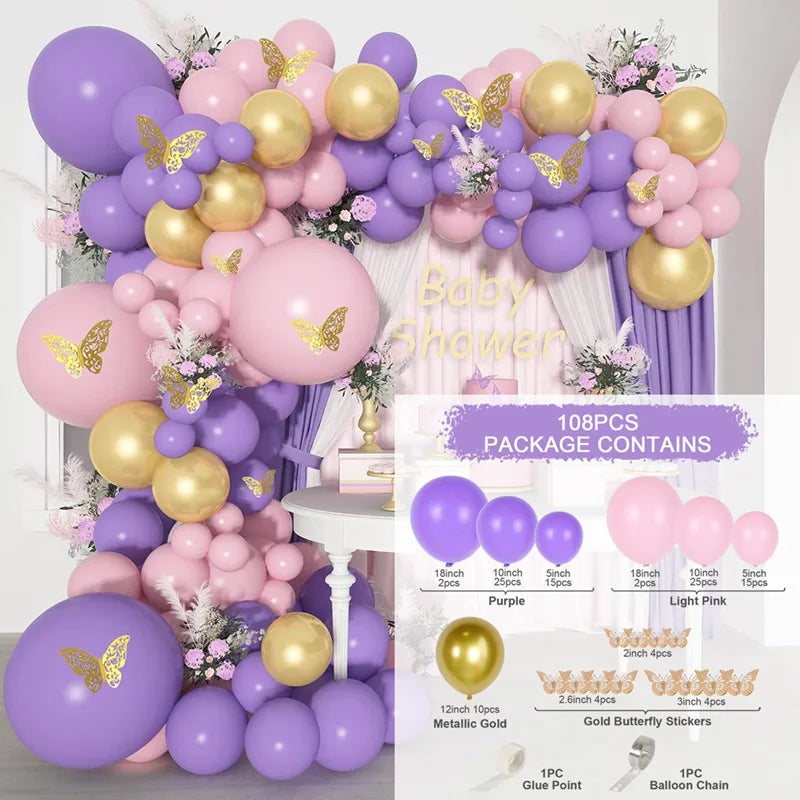 10 Series Birthday Party Decoration Balloon Suit Balloon Chain Arch Wedding Wedding Room Scene Arrangement