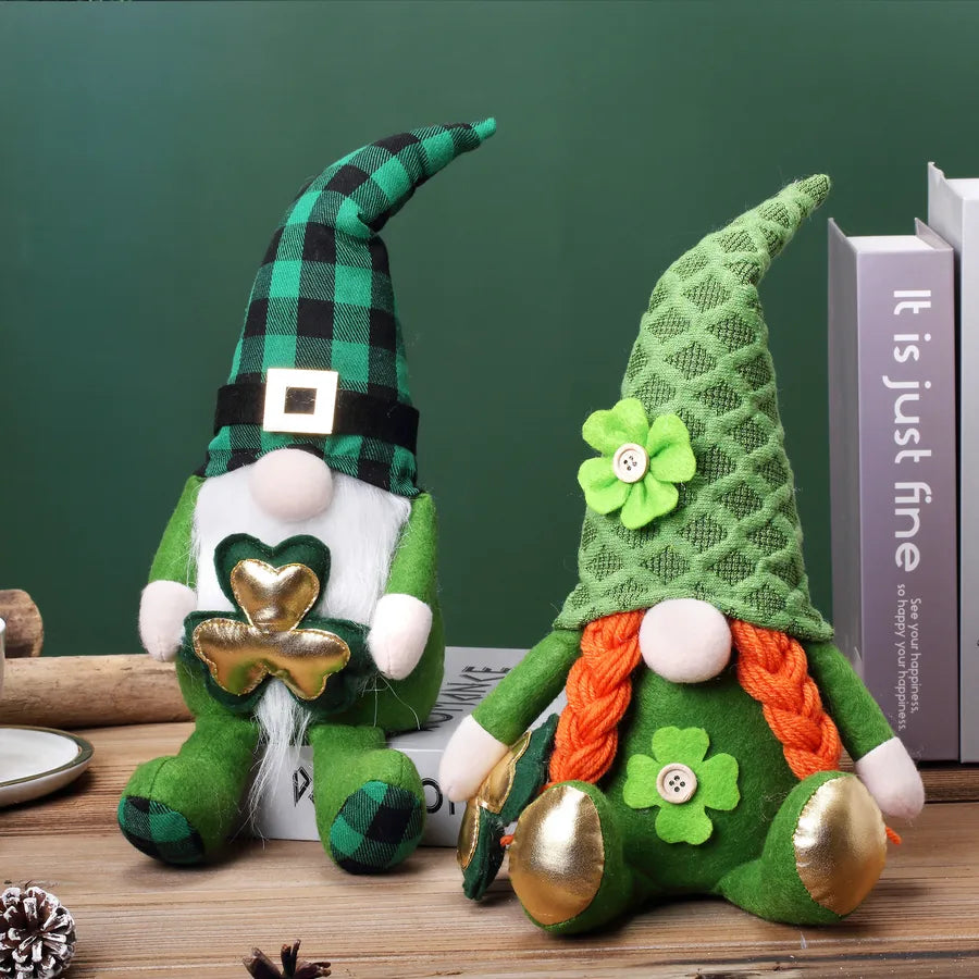St. Patrick Christmas Simple Style Commute Color Block Holiday Daily Decorative Props