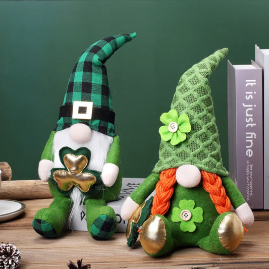 St. Patrick Christmas Simple Style Commute Color Block Holiday Daily Decorative Props