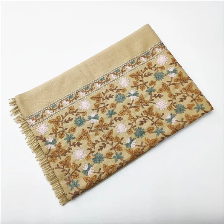 Women's Retro Ethnic Style Printing Imitation cashmere Scarf