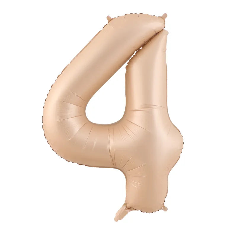 birthday number aluminum film party balloons 1 piece