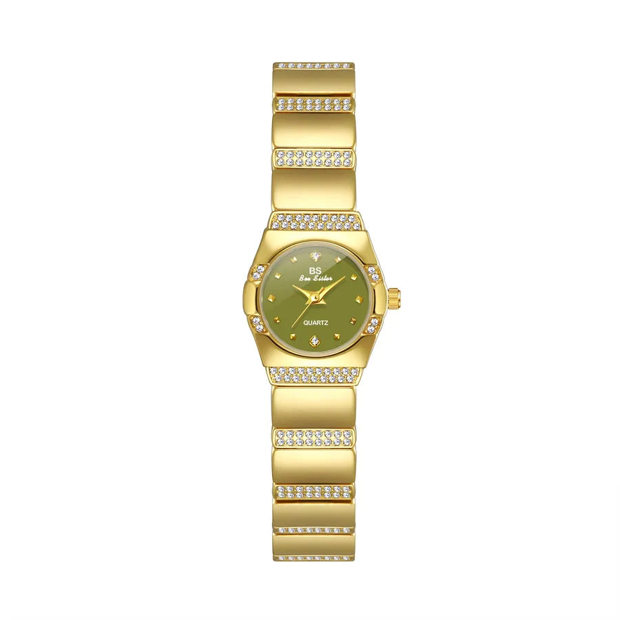 Casual Color Block Jewelry Buckle Quartz Watch Women's Watches