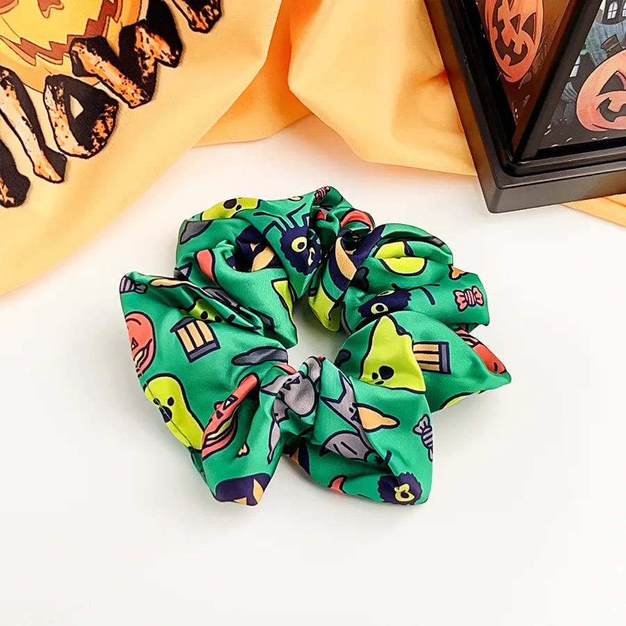 Halloween Pumpkin Skull Large intestine Elastic Hair Ties Festival Atmosphere Retro Classic Head Ropes European Style Design