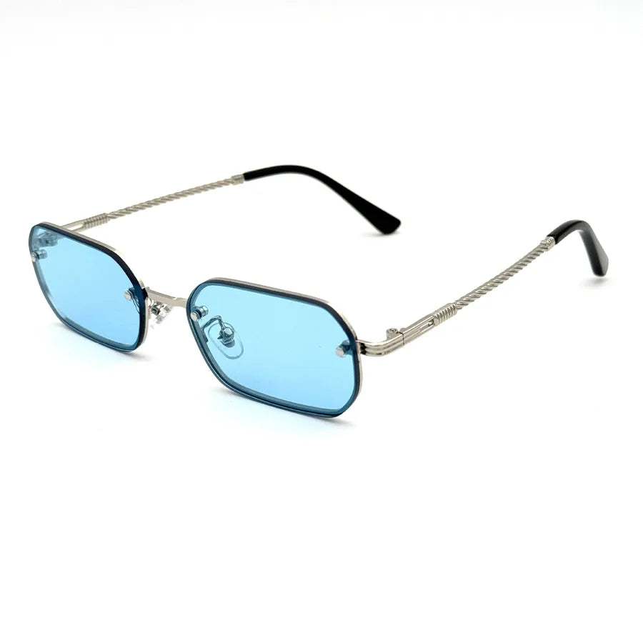 Vacation Simple Style Color Block Pc Square Full Frame Women's Sunglasses