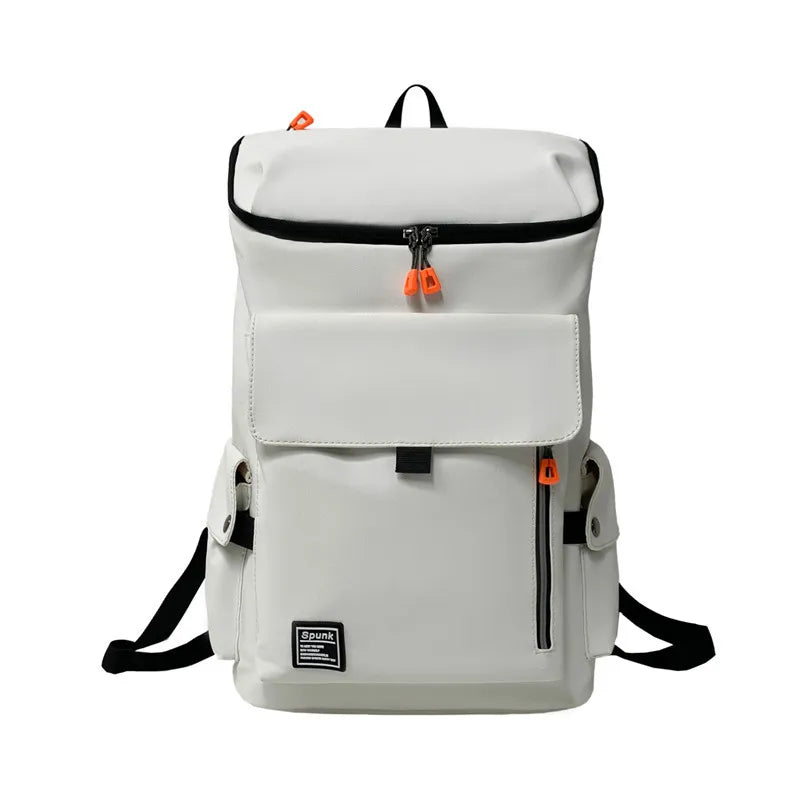 Waterproof Solid Color Casual Travel Hiking Backpack