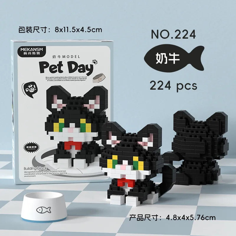 Kids(7-16Years) Children Unisex Cartoon Character Plastic Building Toys Learning & Education Toys