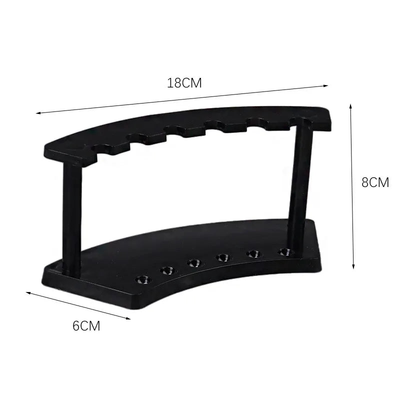 simple style solid color plastic jewelry rack