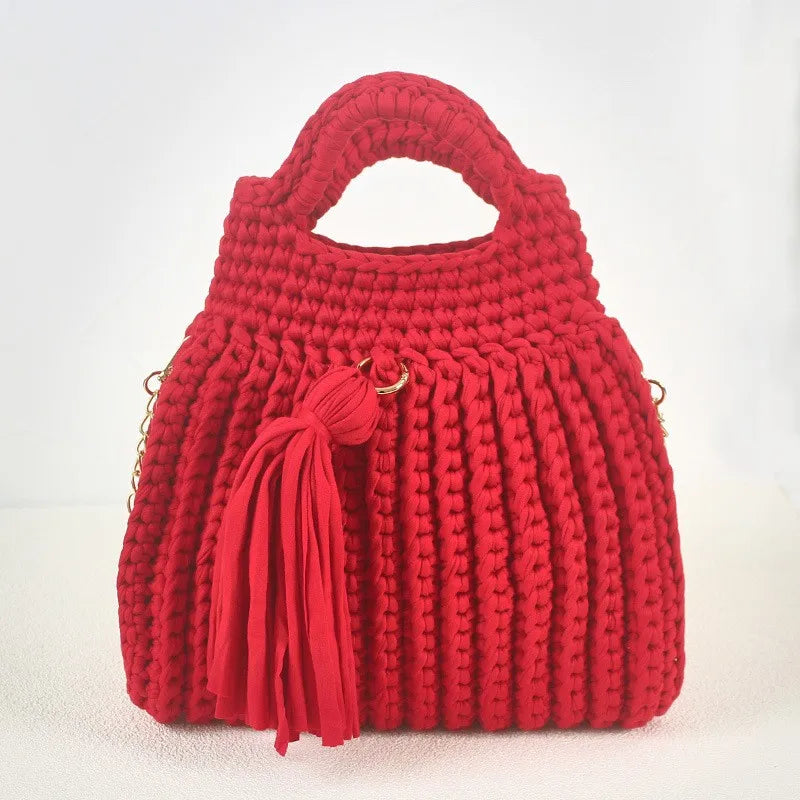 women's polyester color block elegant ethnic style square lock clasp handbag