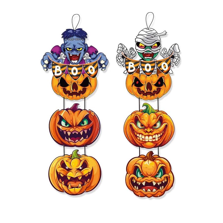 Halloween Party Decoration Yard Arrangement Customizable Door Hanging Ornament For Shopping Mall And Bar Halloween Festive Atmosphere
