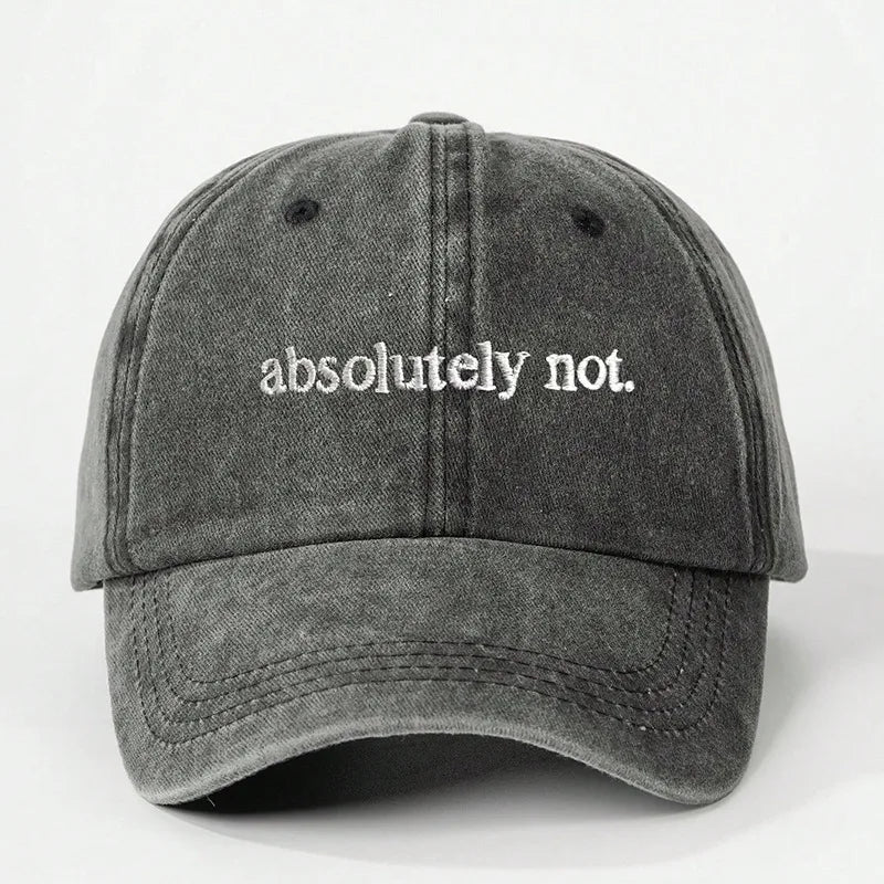 Women's Elegant Lady Letter Curved Eaves Baseball Cap