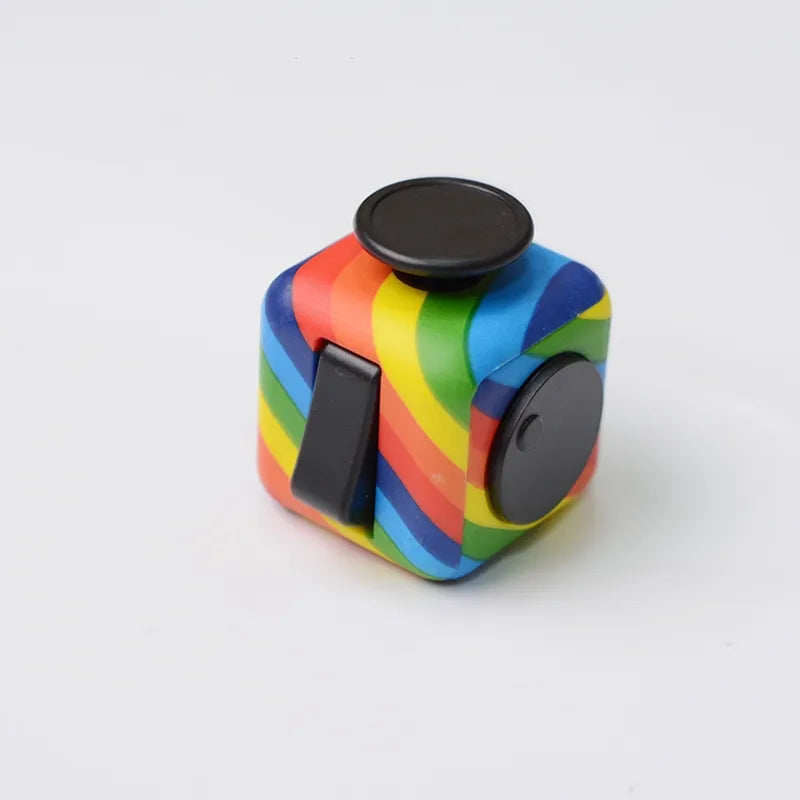 hot 6-sided 12-sided decompression Rubik's cube anti-anxiety pressure vent artifact decompression Rubik's cube dice spot