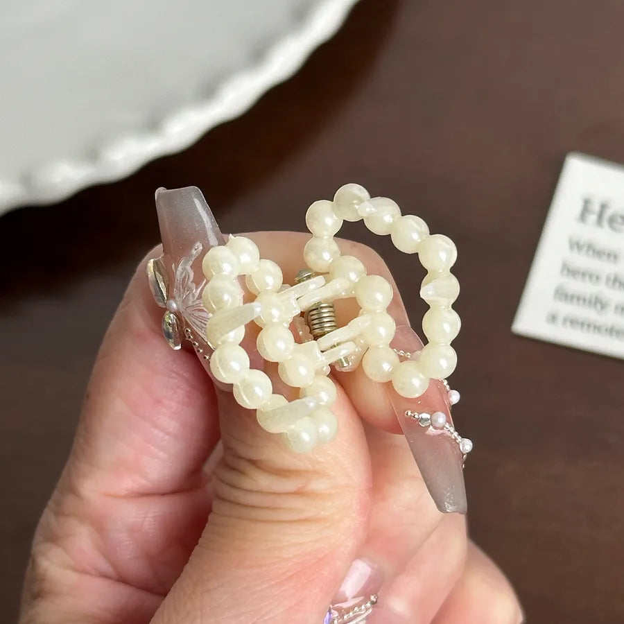 Duowei Jewelry New Version Mini Pearl Hair Accessories Small Elegant Hair Accessories Versatile Bangs Hair Clips Shower Hair Clips