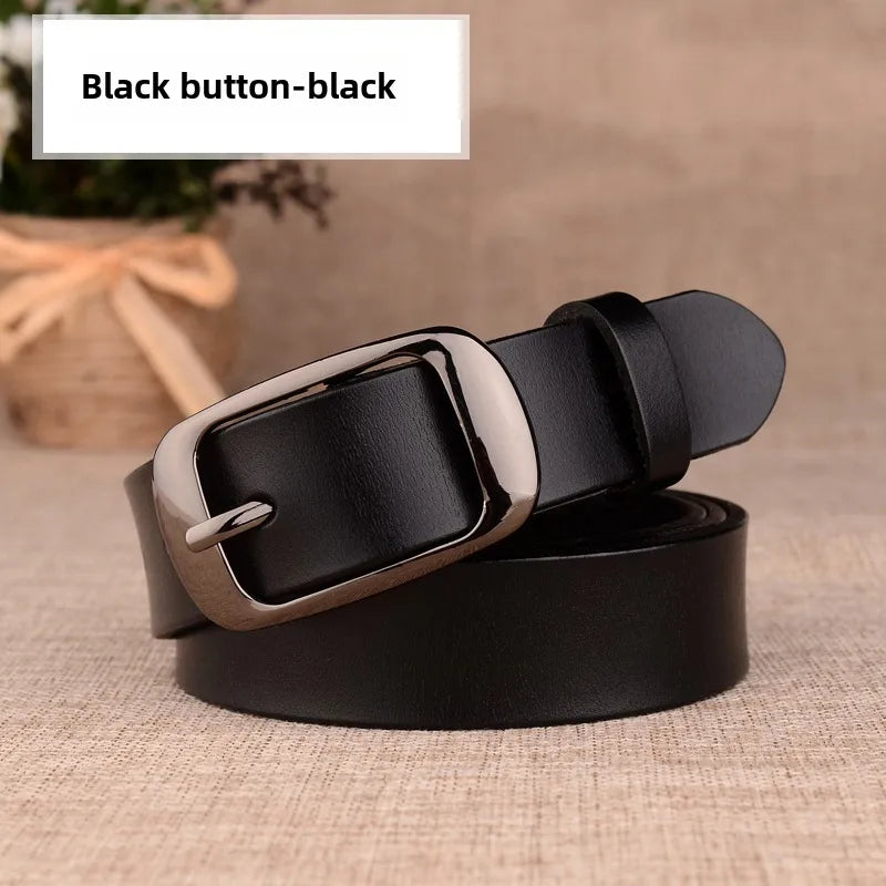 women's leather belt genuine leather women's leather casual belt decoration fashion all-matching  wholesale delivery