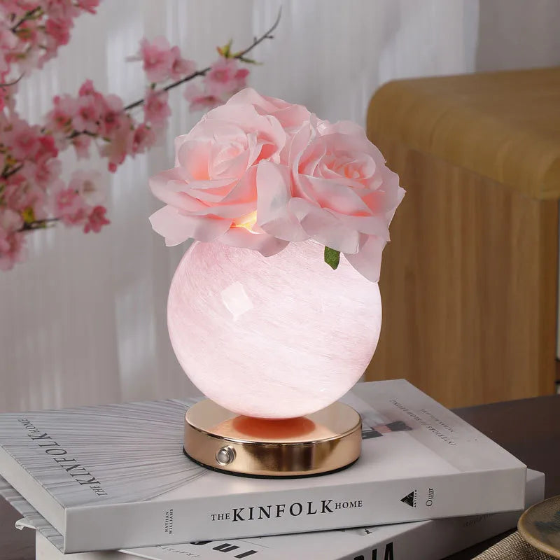 Romantic Rose Planet Glass Lighting Accessories