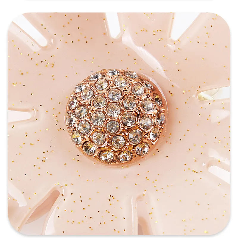 Cute Women's Flower Acetic acid sheets Hair Claws