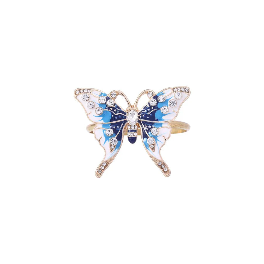 Insect Dragonfly Butterfly Zinc alloy 1 Piece