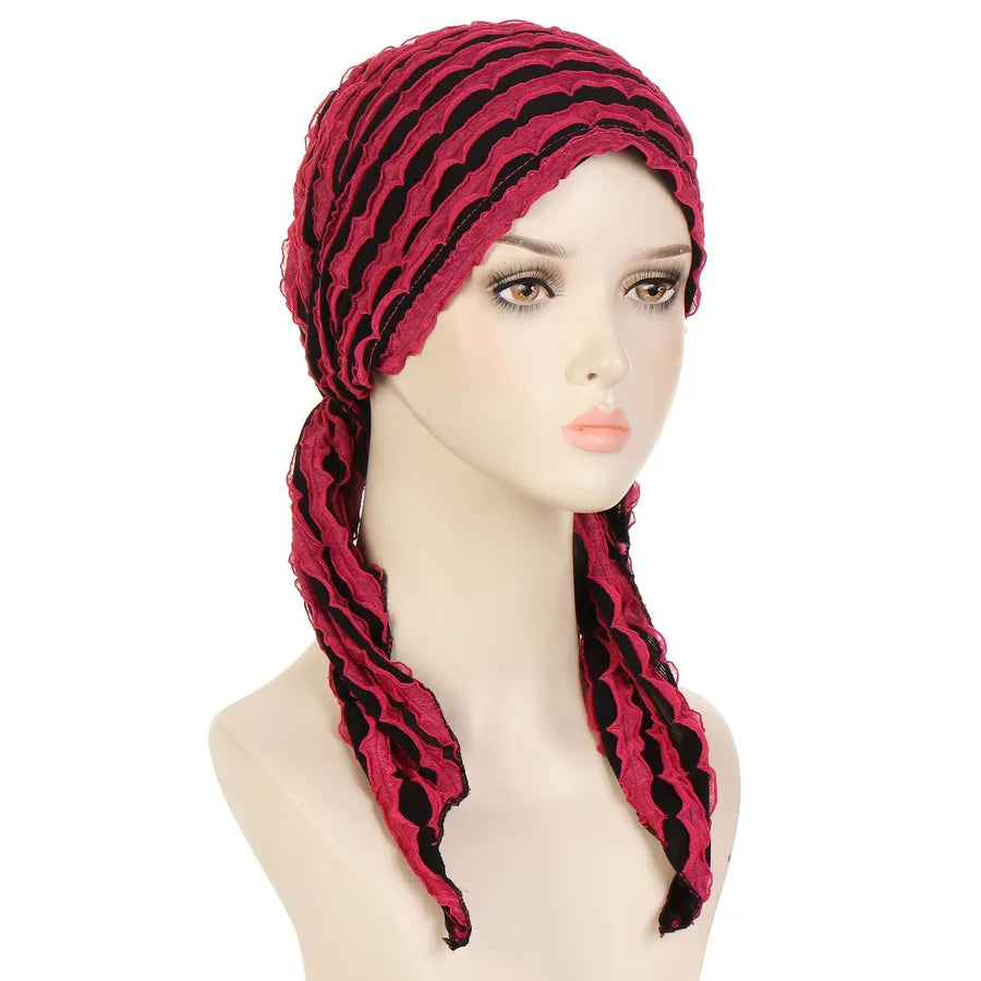 Women's Casual Classic Style Solid Color Polyester Hijab