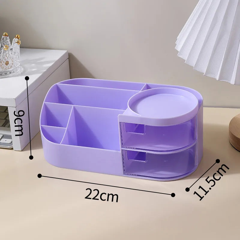 Solid Color PS Plastic Simple Style Storage Box