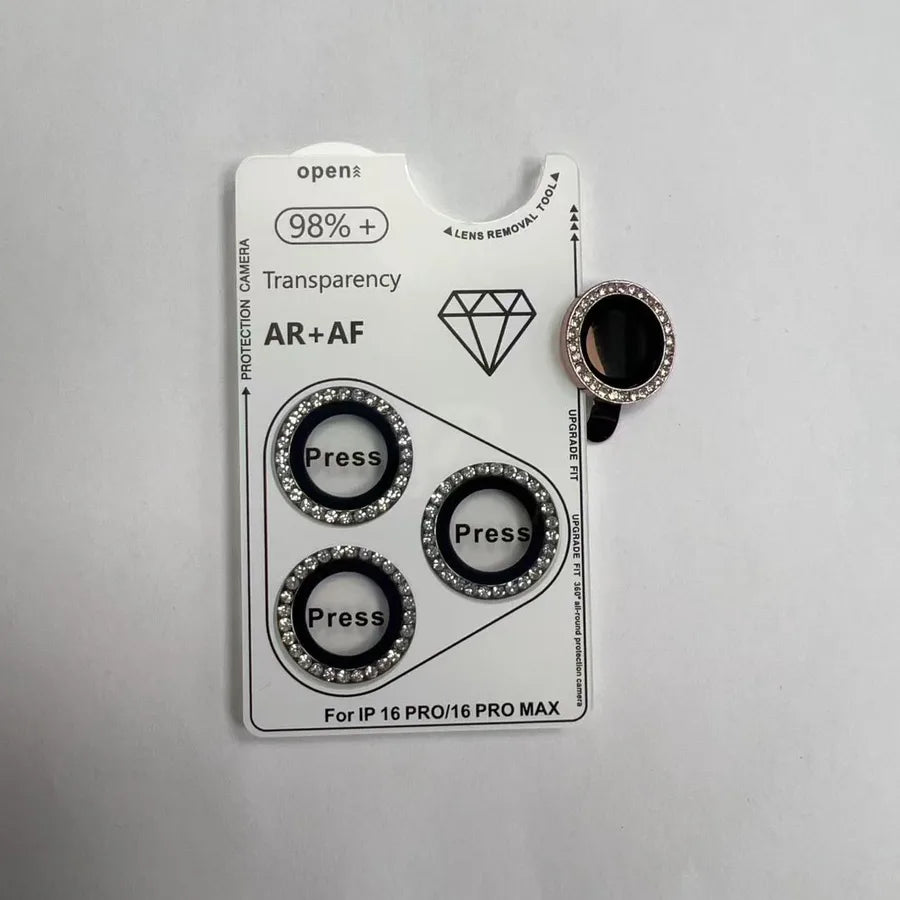 tempered glass Geometric Elegant Sweet Mobile Phone Lens Protective Film Phone Accessories